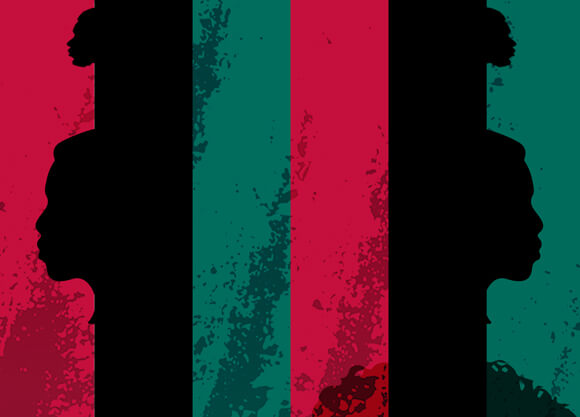 Illustration of the profiles of men of color