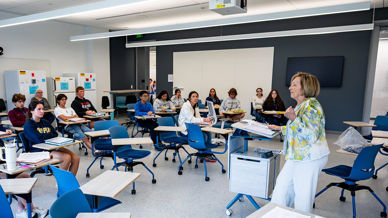 Wide shot of SITE classroom