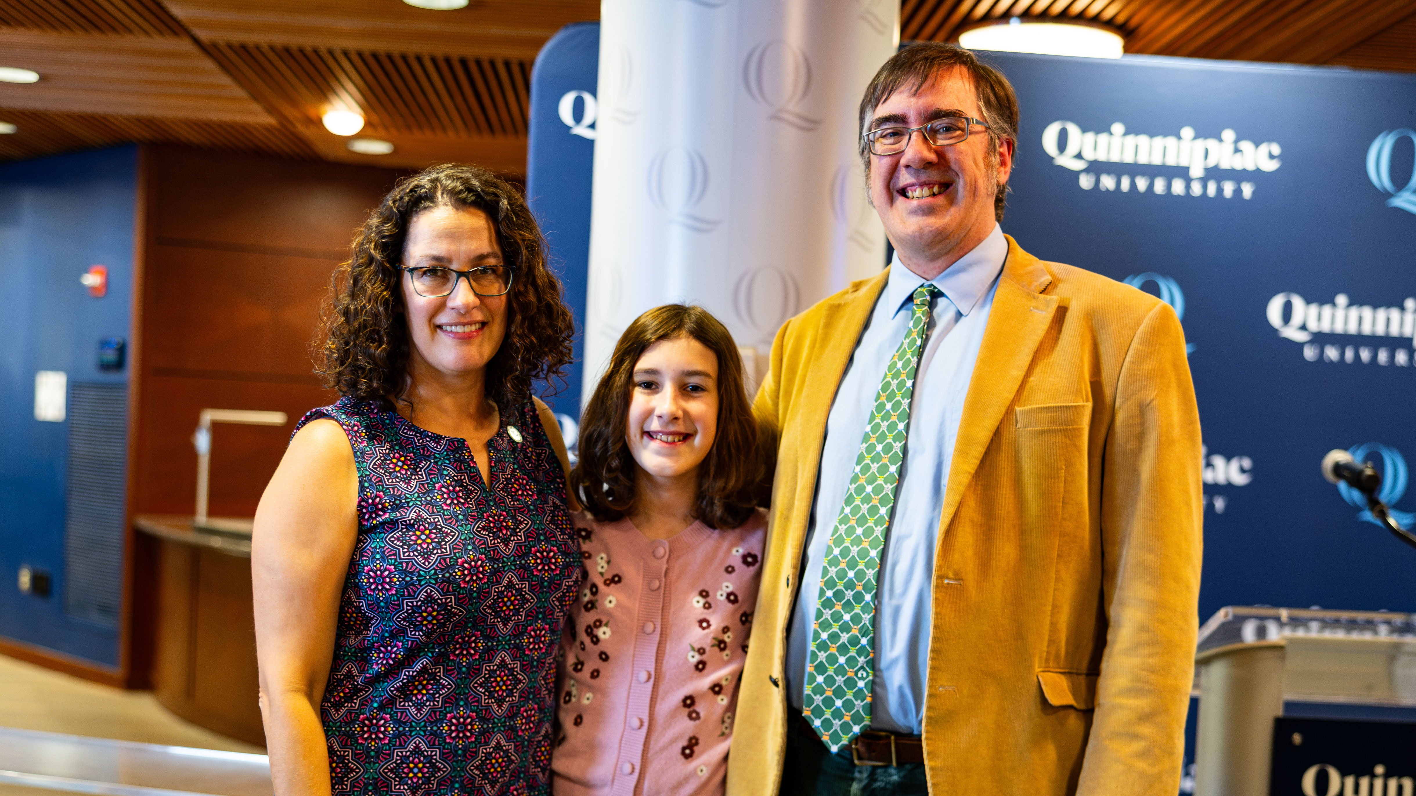 Priscilla Fonseca poses with her family.